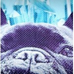 Blue Giant Cute Pug Dog Net Sleeveless Mens T-shirt Vest Sports Tank Top